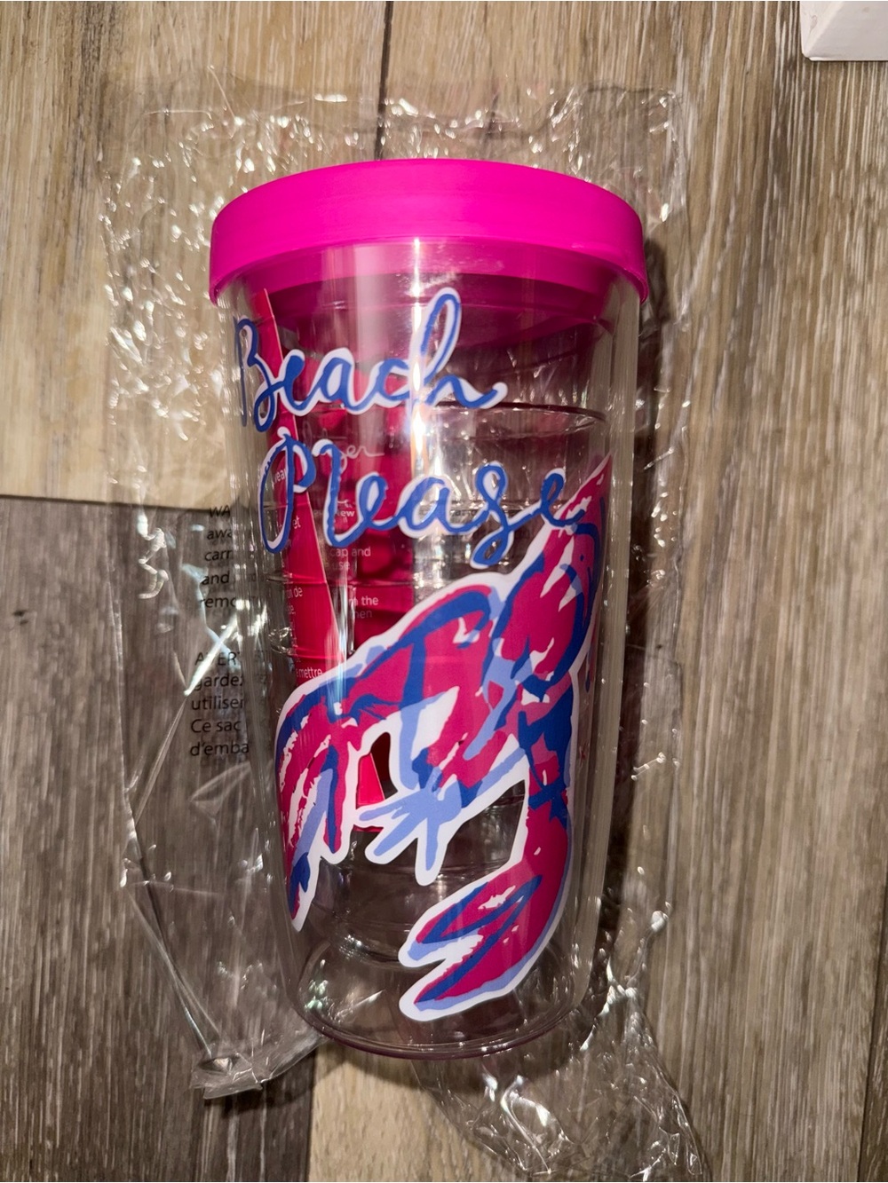 Lilly Pulitzer Lobster Beach Please 13.5 oz Tumbler
